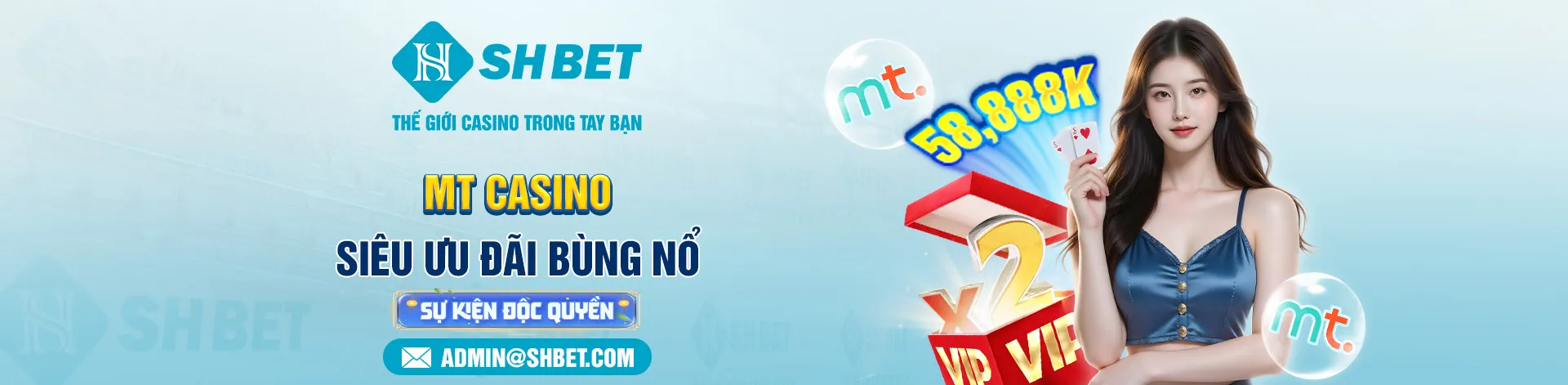 SHBET triển khai ưu đãi bùng nổ tại sảnh MT Casino